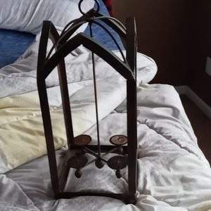 Rustic candle holder